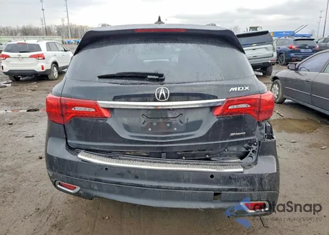 2014 Acura Mdx Advance z USA, uszkodzony, nr VIN 5FRYD4H85EB041854